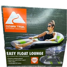 2 Ozark Trail Easy Float Lounge Inflatable Swimming Float 61.8x39.4x13.8in