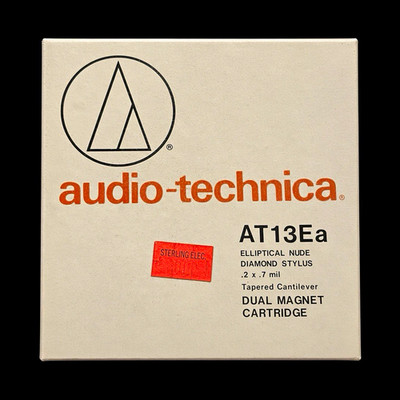 Audio Technica AT13Ea Cartridge Elliptical Diamond Stylus Dual Magnet Gray