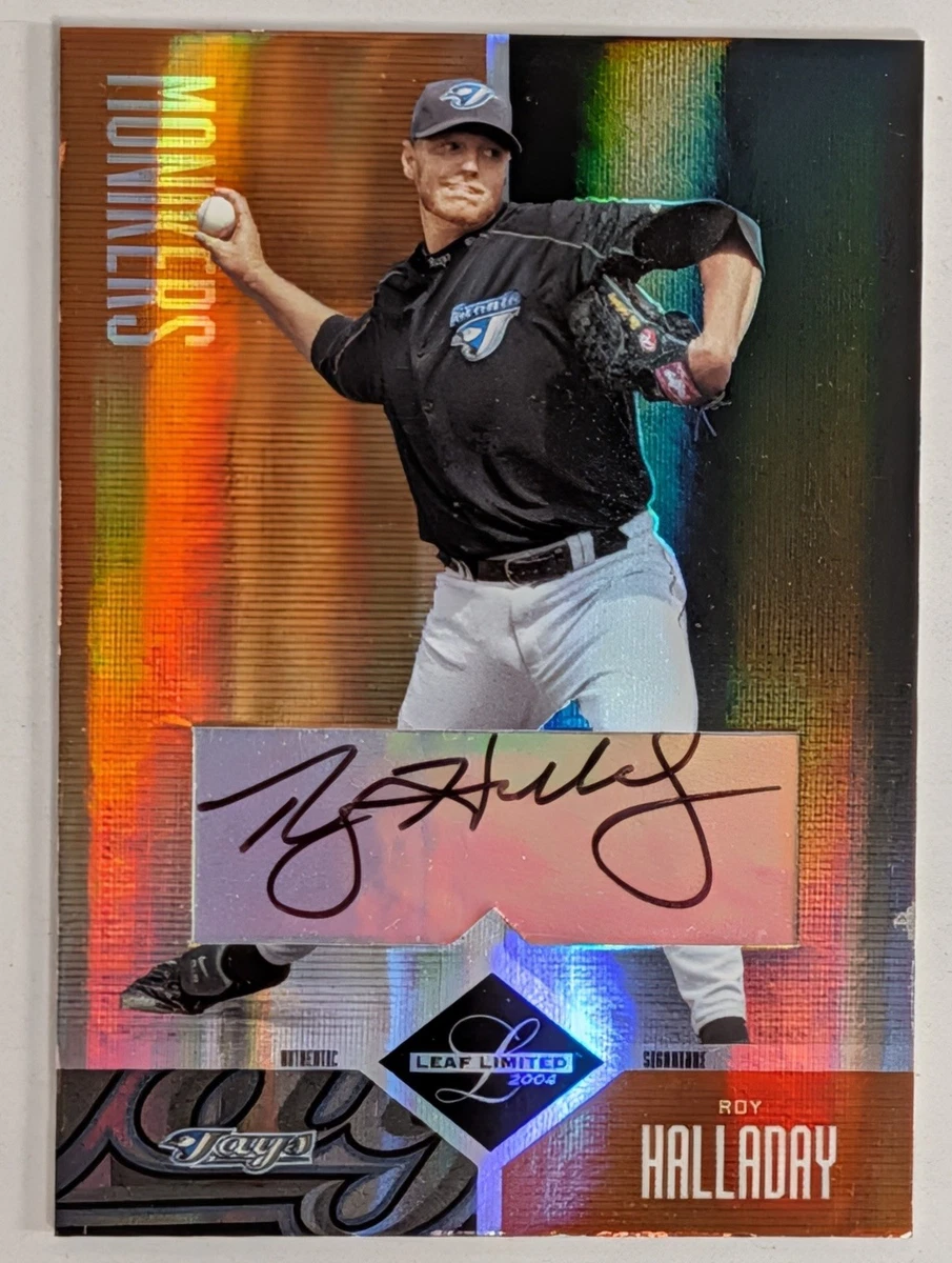 Roy Halladay Autographed Baseball Sports Trading Cards