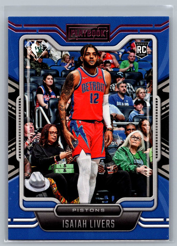 2021-22 Panini Chronicles Isaiah Livers #294 Detroit Pistons Rookie - Picture 1 of 2