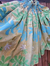 NEW YELLOW BLUE GREEN WHITE TIARE HAWAIIAN PAU PA'U HULA SKIRT FROM HAWAII