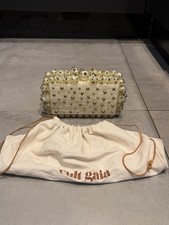 Cult Gaia Eos Box Acrylic Beaded Clutch Bag