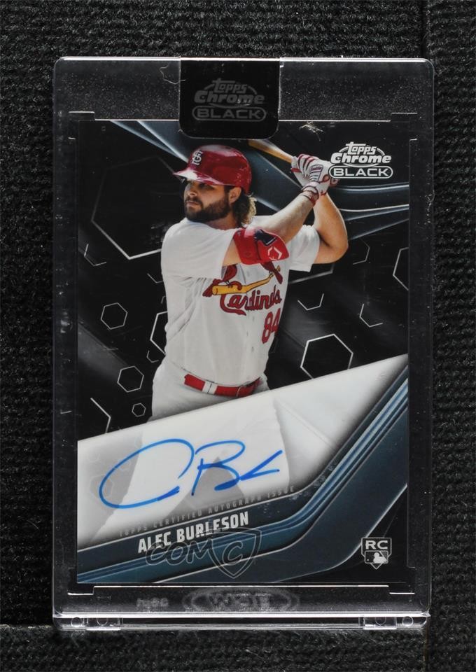 2023 Topps Chrome Black Auto Alec Burleson #CBA-ABU Auto 1ob0