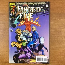 Fantastic Five #2 Variant Marvel 1999 VF Human Torch Psi-Lord Ms. Fantastic