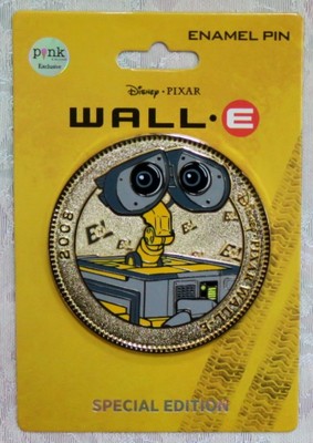 DISNEY PIXAR PINK A LA MODE PALM WALL-E COIN MEDALLION LE 300 PIN EVE