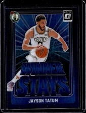 2024-25 Panini Donruss Optic Jayson Tatum Winner Stays Purple #2 Celtics
