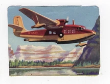 Aviation Card Granose Air Travel 1957. Short Sealand sea plane 