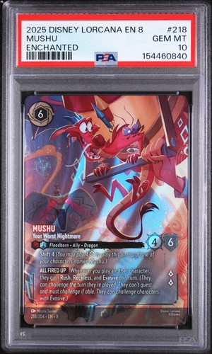 Mushu - Your Worst Nightmare graded PSA 10 for sale on eBay