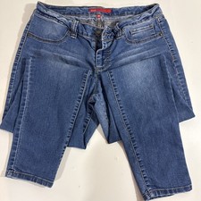 Elle Dark Wash Skinny Jeans 10 Regular Womens Denim   COOL BACK POCKETS