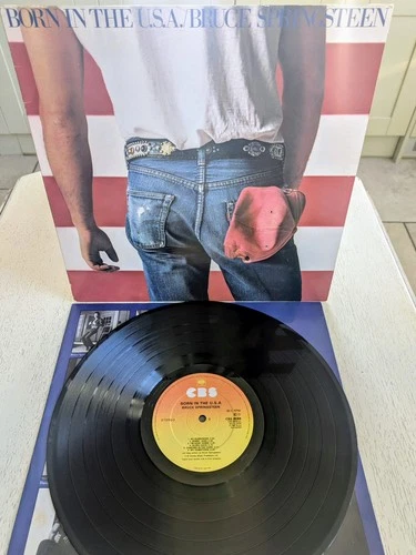 Bruce Springsteen Born In The USA 1984 UK Vinyl LP CBS 86304PROCLEANED TESTED EX