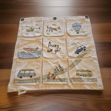 Vtg Primitives By Kathy Away We Go Hanging Storage Bag Wall Organizer