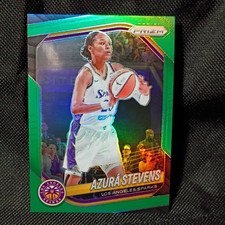 Panini 2025 Prizm WNBA Green Parallel Azura Stevens #64 Los Angeles Sparks