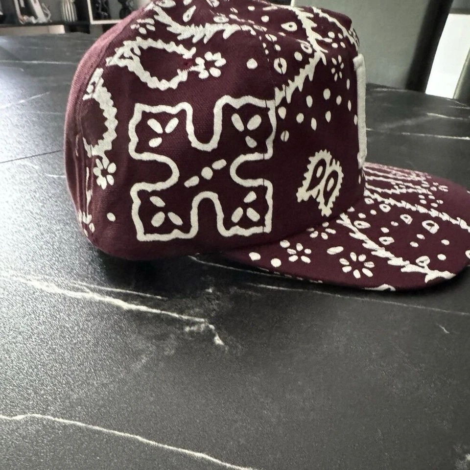 Sombrero de camionero Rhude R Rhepurposed - Borgoña - Snapback - Nuevo Foto 4 de 4