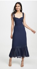 NWT Reformation Nikita Dress Navy Size 0