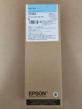 GENUINE Epson UltraChrome HD Light Cyan Ink 700ml For P6/7/8/9000 T55K500