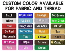 3lines Custom Embroidered Patch Iron-On Sew-On Name Tag,Fast Shipping,USA seller