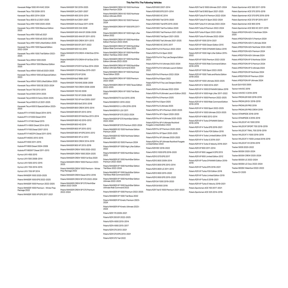 Kit de bocina y señal Tusk UTV - sin espejos para ARCTIC CAT Prowler 1000 XTZ EFI Foto 3 de 4