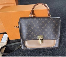 Louis Vuitton Marignan Shoulder Bag Beige Canvas/Leather