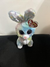 Ty Beanie Boos BUBBY the Bunny 6" Plush Stuffed Animal Toy w/ Glitter Eyes JZ5