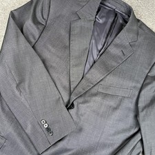 Ermenegildo Zegna Blazer Mens IT 58R Blue Wool Suit Jacket Saks Fifth Avenue