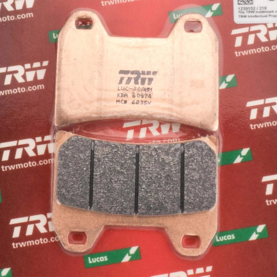 Plaquettes de Frein avant Lucas TRW Frittage MCB683SV - Photo 1/1