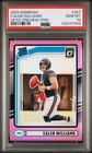 2024 PANINI DONRUSS OPTIC PREVIEW PINK #327 CALEB WILLIAMS PSA 10 RC ROOKIE