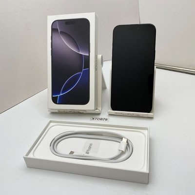 Apple iPhone 16 Pro Max - 256GB - Black Titanium (Unlocked) Open
