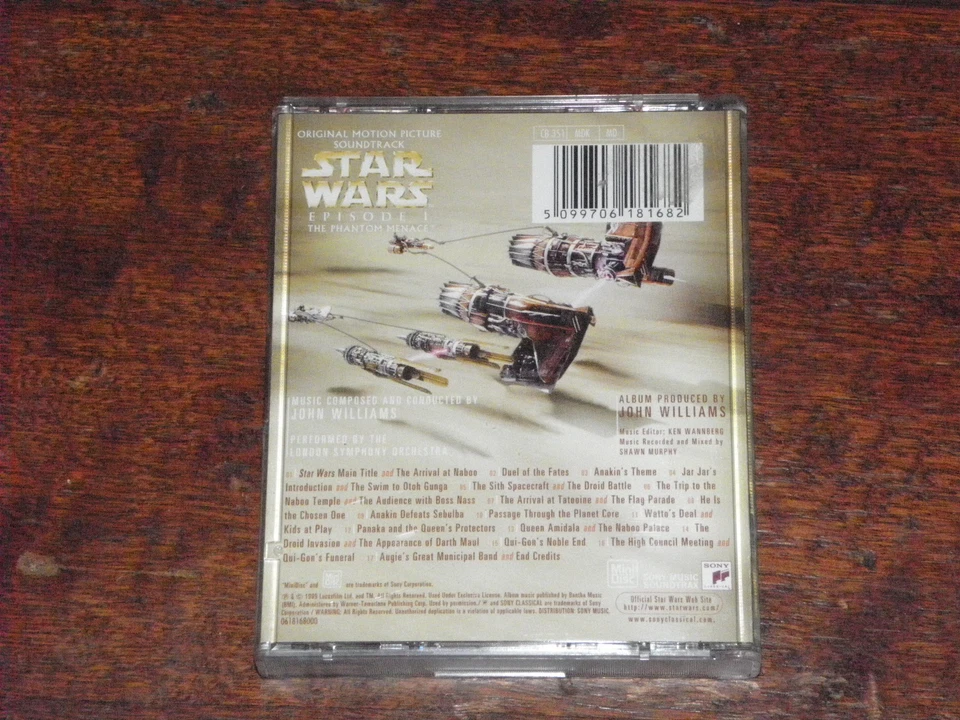 STAR WARS EPISODE 1 THE PHANTOM MENACE - JOHN WILLIAMS (MD MINIDISC ALBUM 1999) - Image 2 of 3