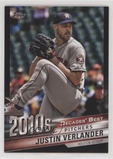 2020 Topps Decades Best Series 2 Pitchers Black /299 Justin Verlander #DB-91 fm0