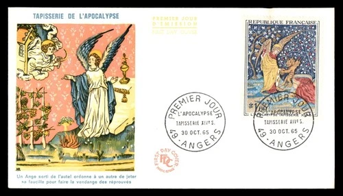 Mayfairstamps France FDC 1965 Angel Tappestry First Day Cover aax_55867