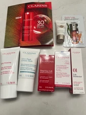 **Lot of 8** New CLARINS Paris Anti-Age Skin Care Products OILS, LOTIONS, BALMS
