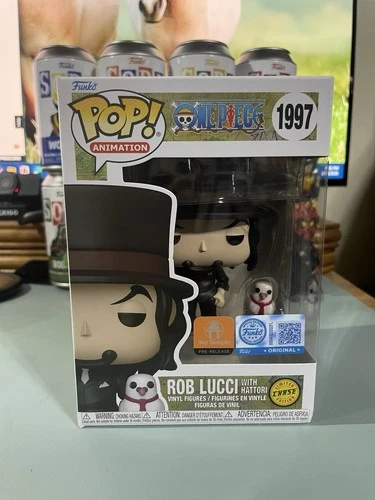 Funko Pop One Piece Rob Lucci W/Hattori Toy  Temple PR Exclusive #1997 Chase