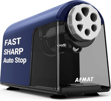 Heavy Duty Electric Pencil Sharpener | 6 Hole | Auto Stop | Classroom Use