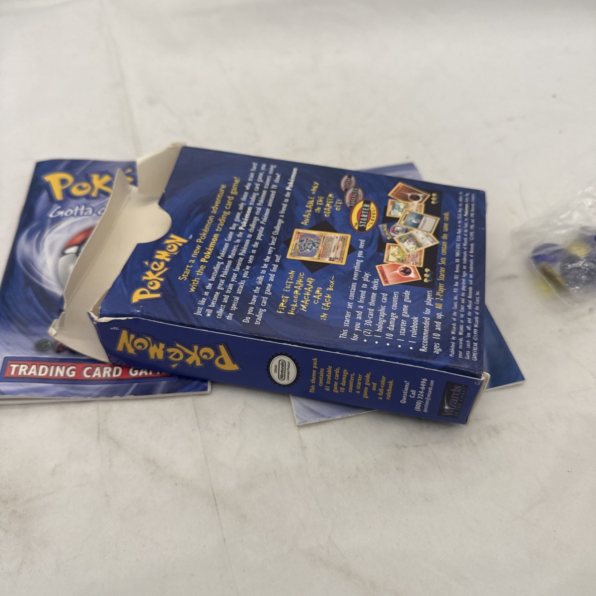 Authentic 1999 Pokemon Cards Base Set Theme Deck 2 Player Starter