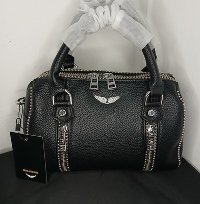 Handtasche Zadig und Voltaire Sunny Leder schwarz
