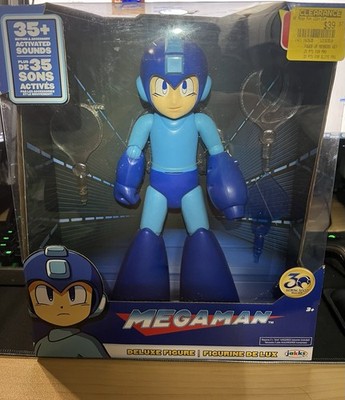 Megaman 30th Anniversary Deluxe figure Jakks Pacific 35+ Sounds 12 inch 