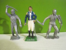 MARX WARRIORS OF THE WORLD WAR OF 1812 SAILORS & PERRY 60mm PLASTIC TOY SOLDIERS