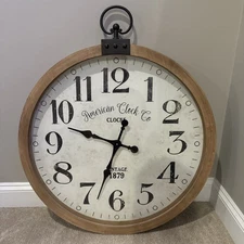 34” American Clock Co Vintage 1879