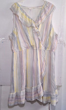 A Lauren Conrad Women's Plus Sized Dress Cottage Core Festival Gauzy Peasant 4X