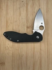 Spyderco Domino Custom Micarta Cts XHP Knife C172CFTIP Discontinued