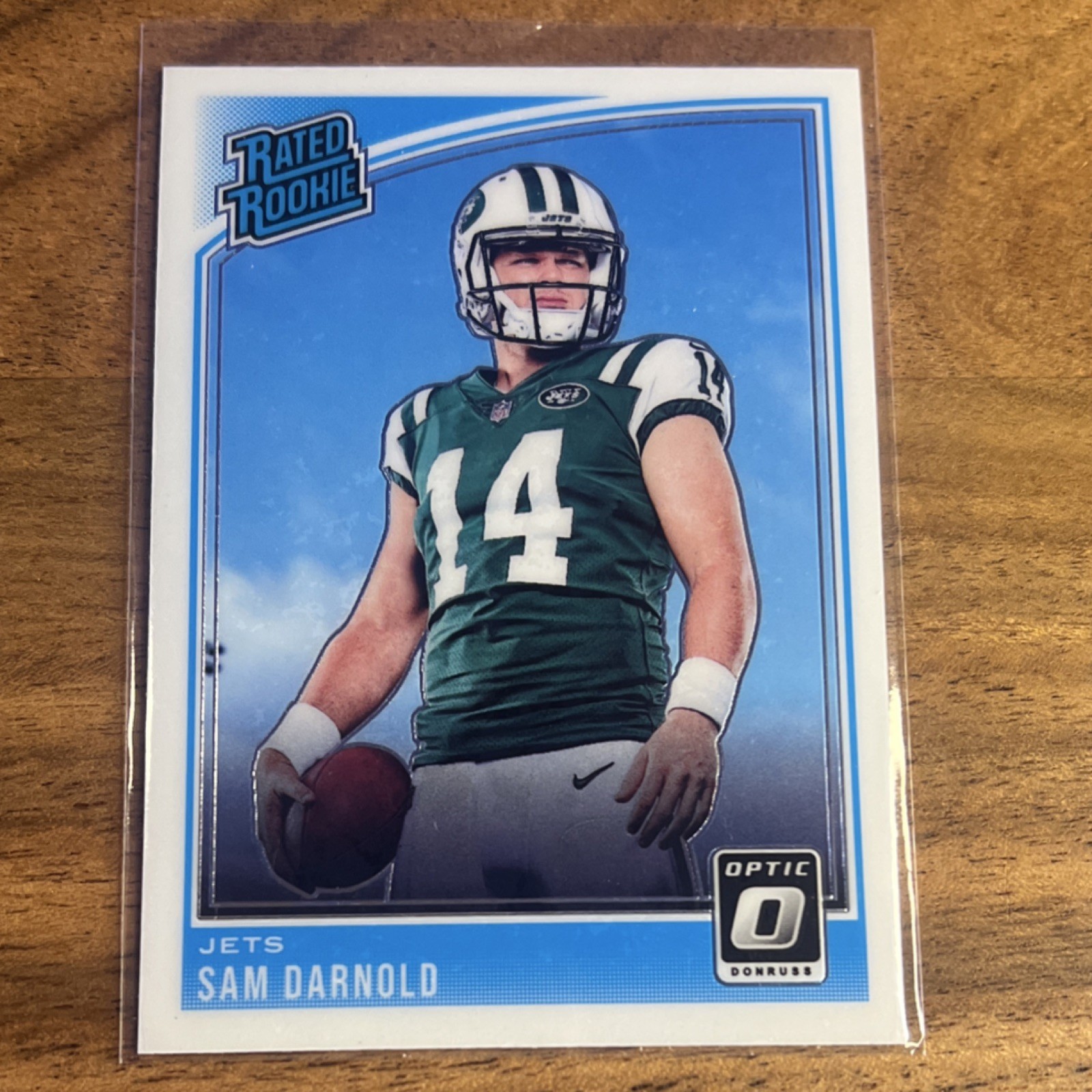 💎2018 Panini Donruss Optic Rated Rookie Sam Darnold #151 New York Jets NFL