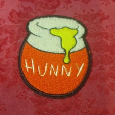 Disney Winnie the Pooh Hunny Pot 3 x 3 1/2 inch Iron-On Patch Single