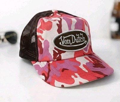 Von Dutch Originals Trucker Cap Foam, Retro Sammelstück, Camouflage, Neu   