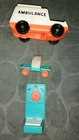 Vintage Fisher Price Little People Hospital Ambulance, Gurney, and Scale 3pc