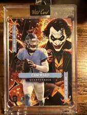 2025 Wild Card Jokers Wild Cam Ward 1/1 Rookie Scoped Tennessee Titans
