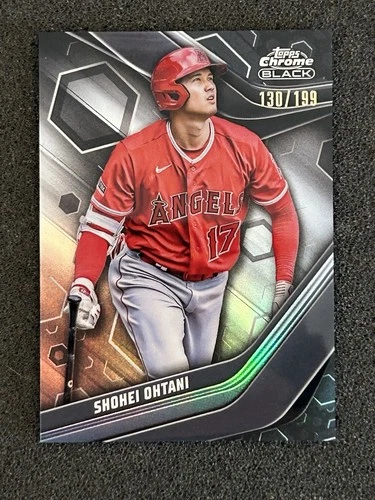 2023 Topps Chrome Black - Shohei Ohtani #2 Refractor /199
