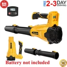 Cordless Leaf Blower for DEWALT 20V MAX Battery, 580CFM / 200MPH Brushless Motor