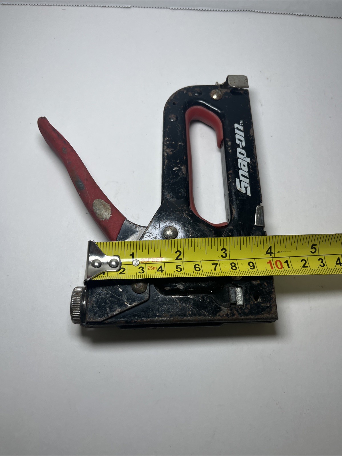 Snap On Handheld 4way Stapler No. 32366 w/ Green 5/16 Flathead Screwdriver SGD6B