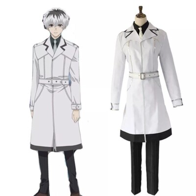 Tokyo Ghoul Ken Kaneki Haise Sasaki Uniform Cosplay Kostüm Halloween Party