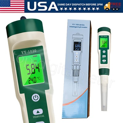 YY-1030 Food PH Meter Thermometer Electrode PH Measuring Instrumen Soil Tester
